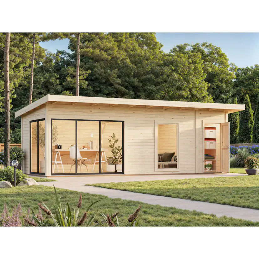 Stuga Palmako Andrea 22,1 m² Slide (inv. 21,1 m²)