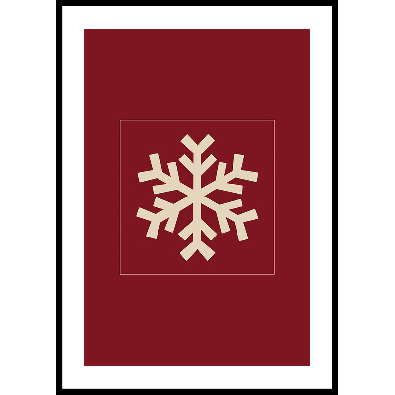 Snowflake R&W 70x100 70x100 cm