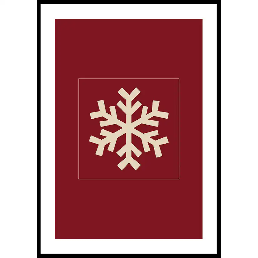 Snowflake R&W 70x100 70x100 cm
