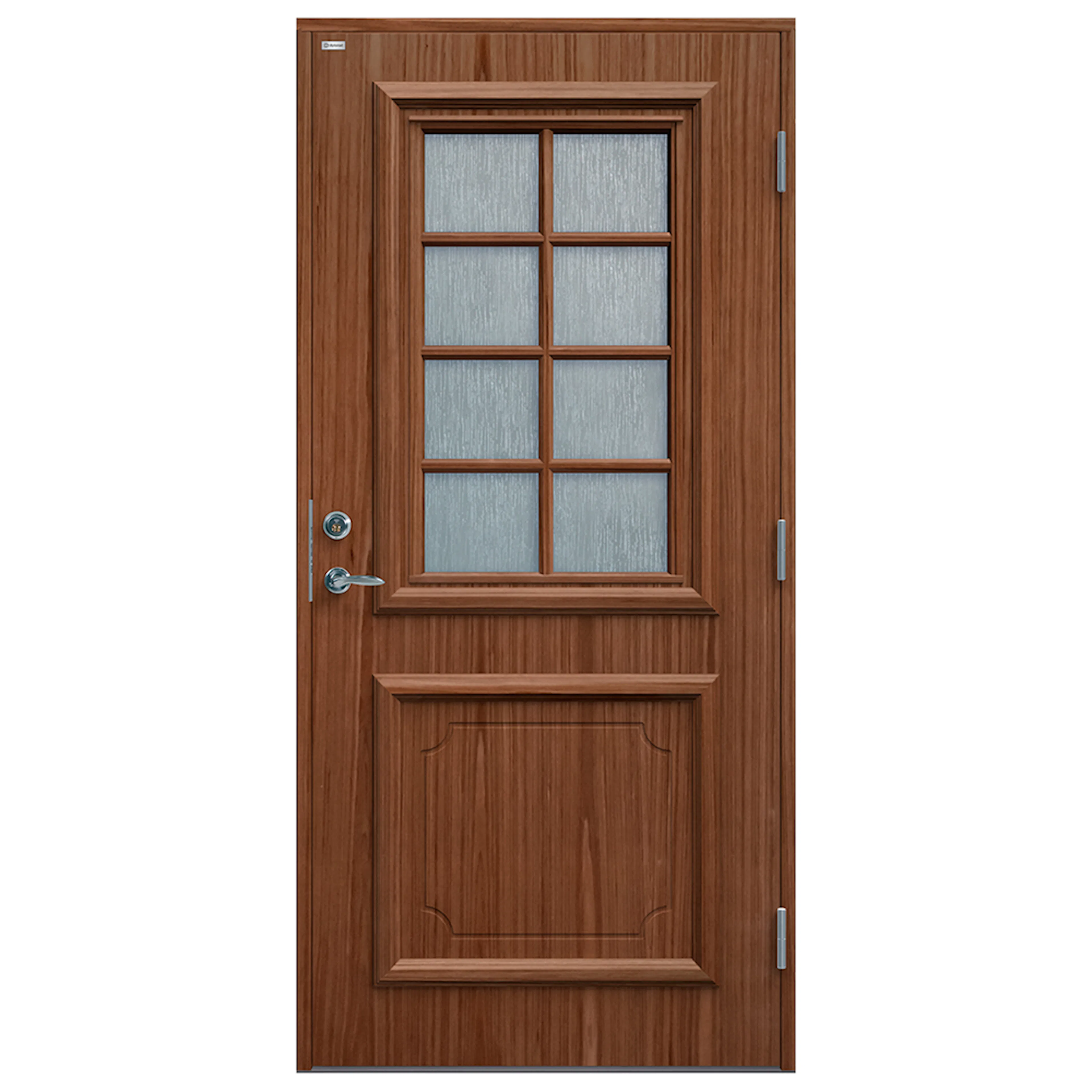 Ytterdörr Diplomat Svea Teak Cotswoldglas