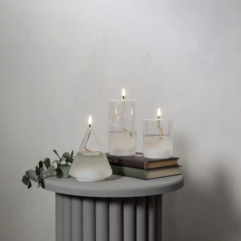 Ljuslykta Star Trading Flamme Float 13 cm