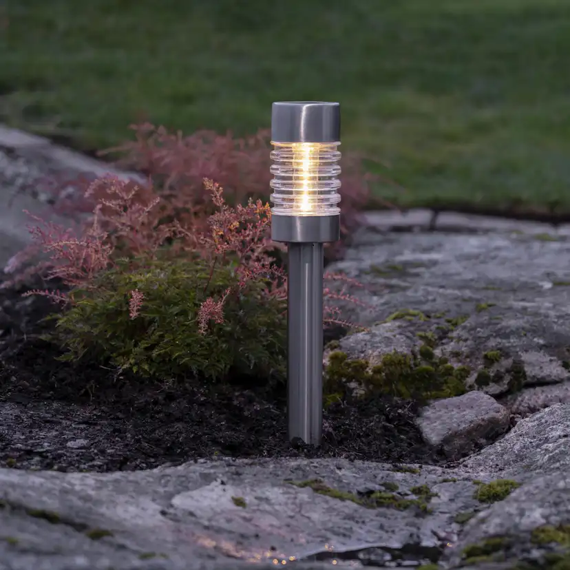 Solcells-pollare Star Trading Terni New Capri Stripes Twilight