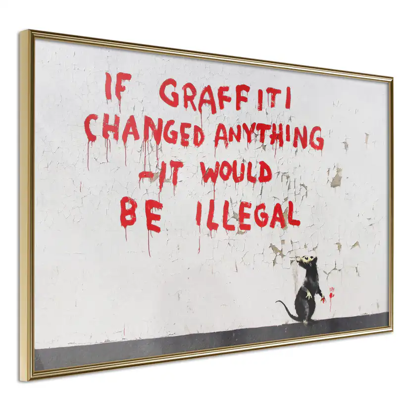 Poster Artgeist Affisch Quotes Graffiti