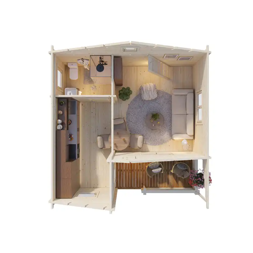 Stuga Palmako Emily 40,1+5,2 m2
