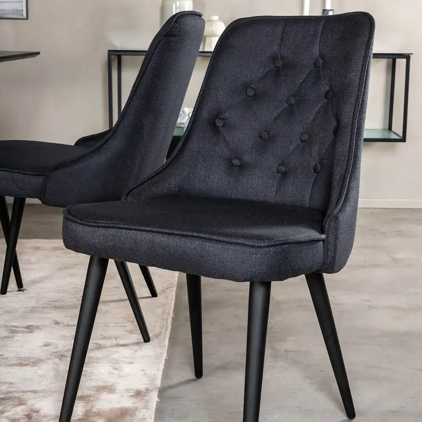 Matgrupp Venture Home Silvia med Iläggsskiva och 4 Vera Stolar