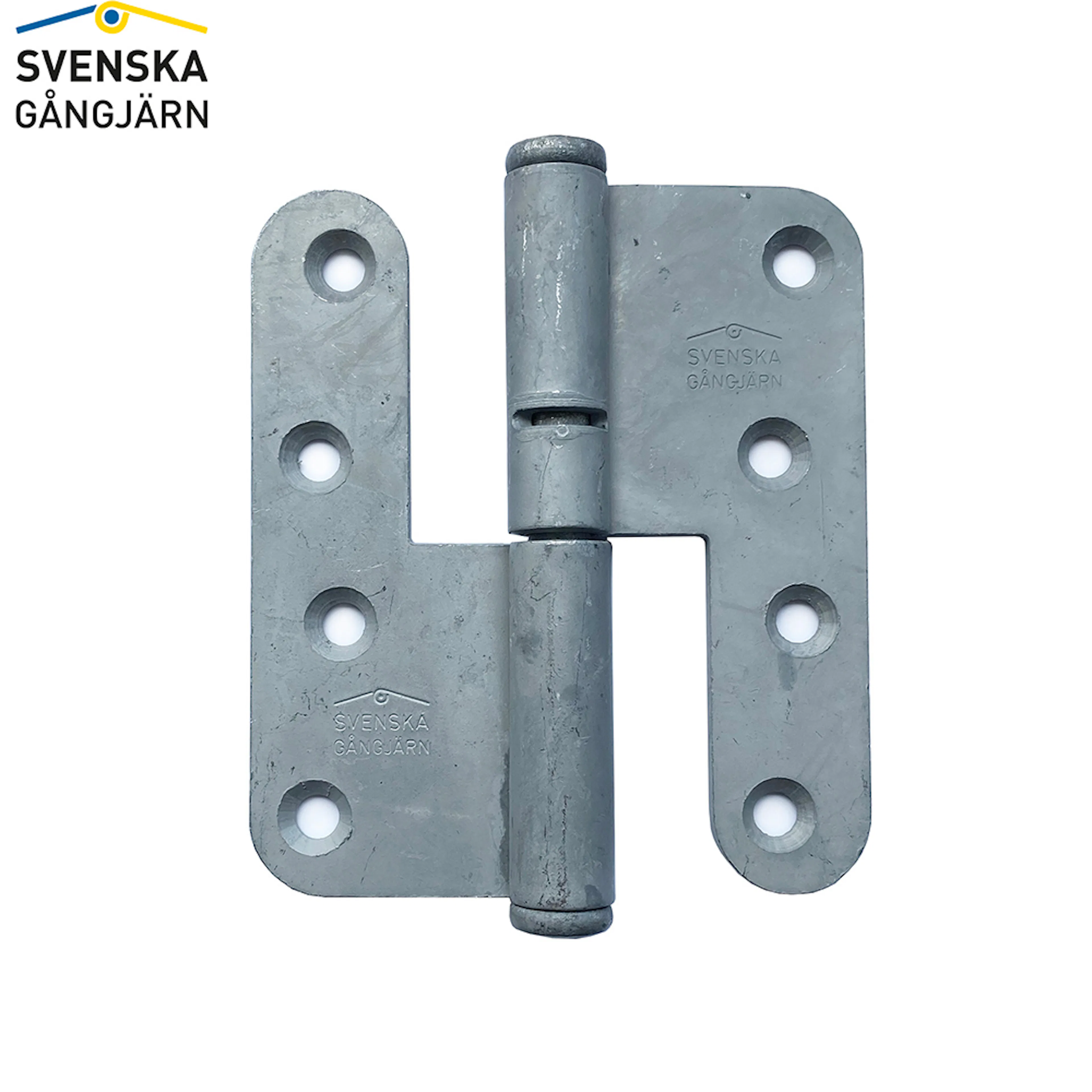 Gångjärn 3228-110 Hö varmförz 100 st/frp Höger, Varmförzinkat, Standard knopp