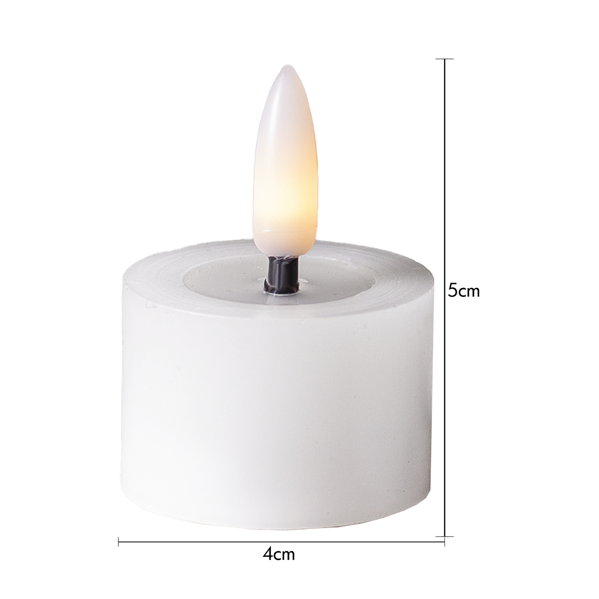 LED-Värmeljus Star Trading Flamme Flow 4x5 cm 2-pack