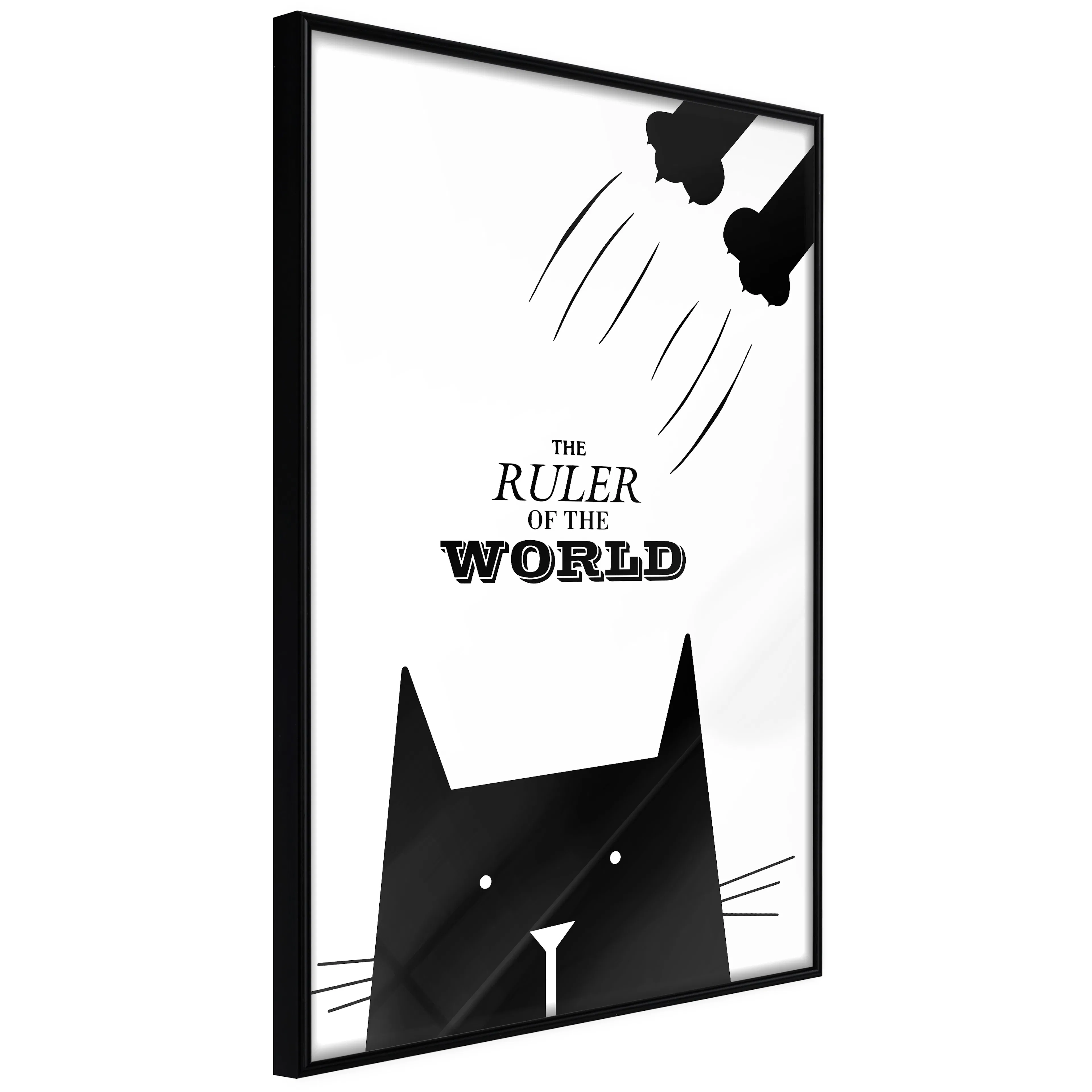 Affisch - The Ruler Of The World [Poster] 40x60 Svart ram, 40x60 cm