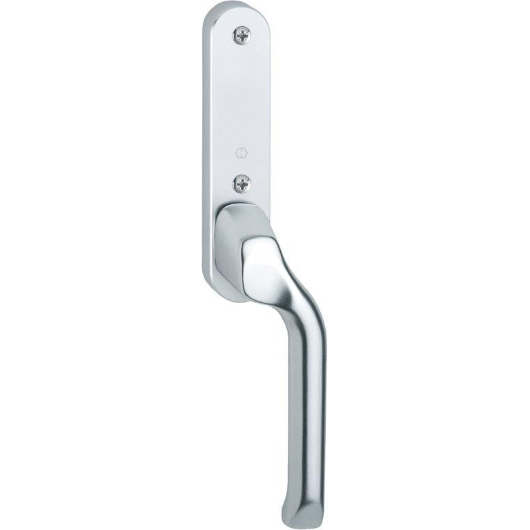 Altandörrshandtag HOPPE London 350KL Alu F1 8/67 mm (F1 Alu silver), Höger (påspack)