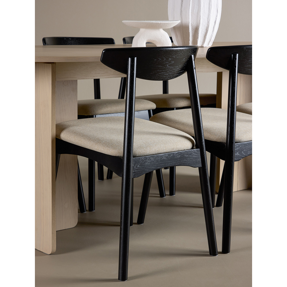 Matgrupp Venture Home Tyresö 220x100 cm med 6 Ven Stolar