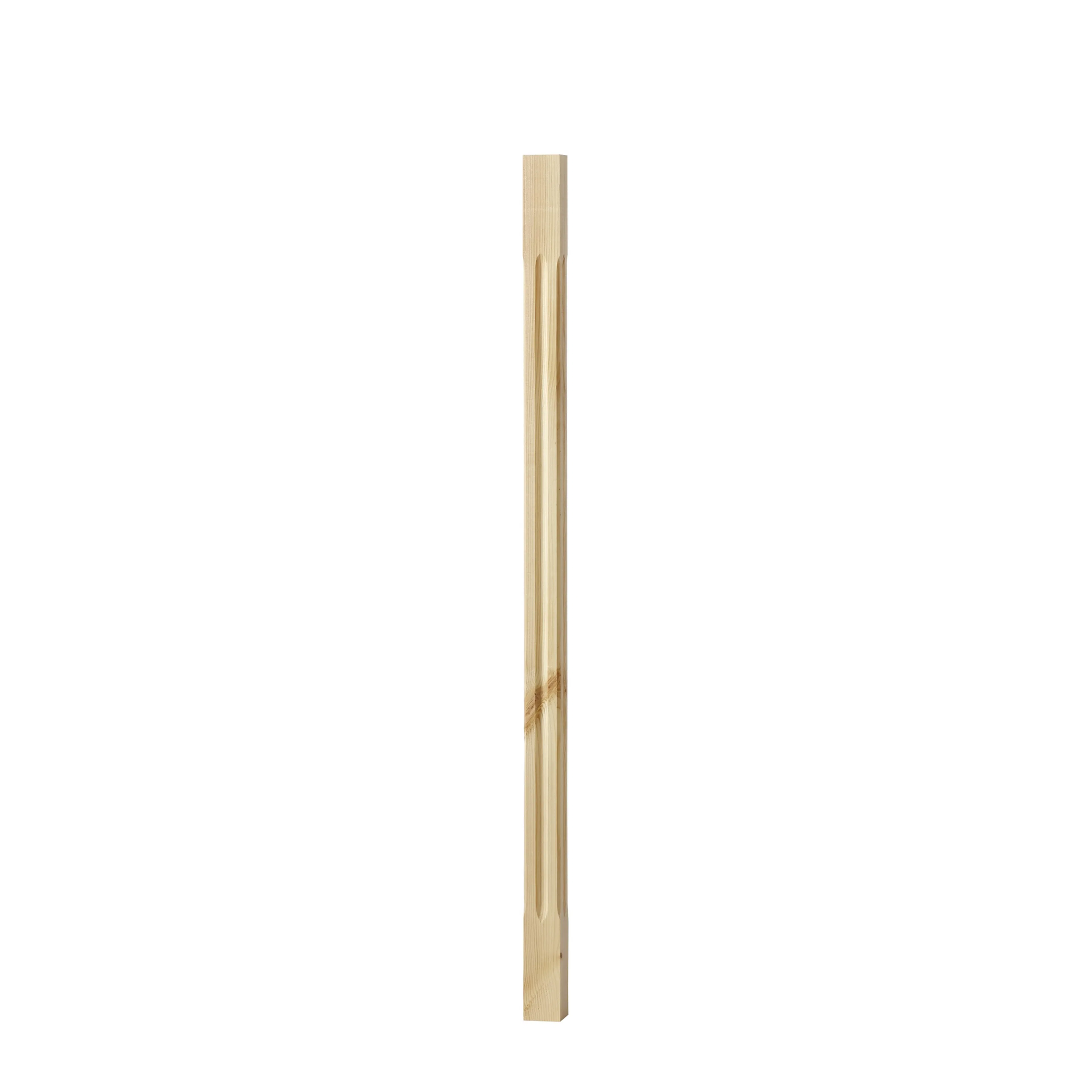 40 x 910 Spårfräst Fura BxHxD: 40x910x40 mm