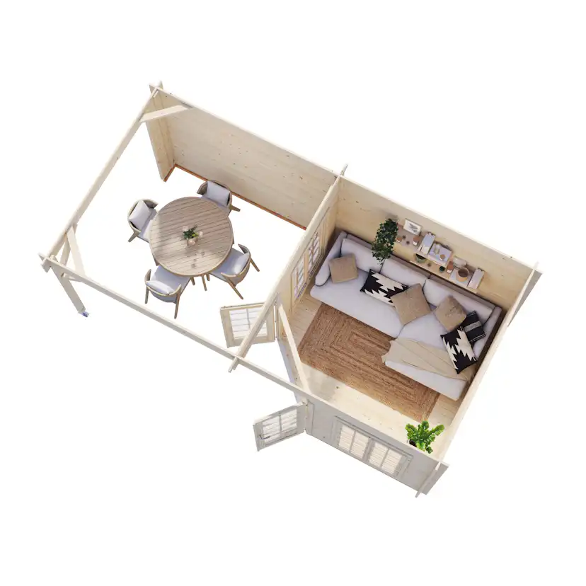 Lusthus Palmako Melanie 15,6 m2