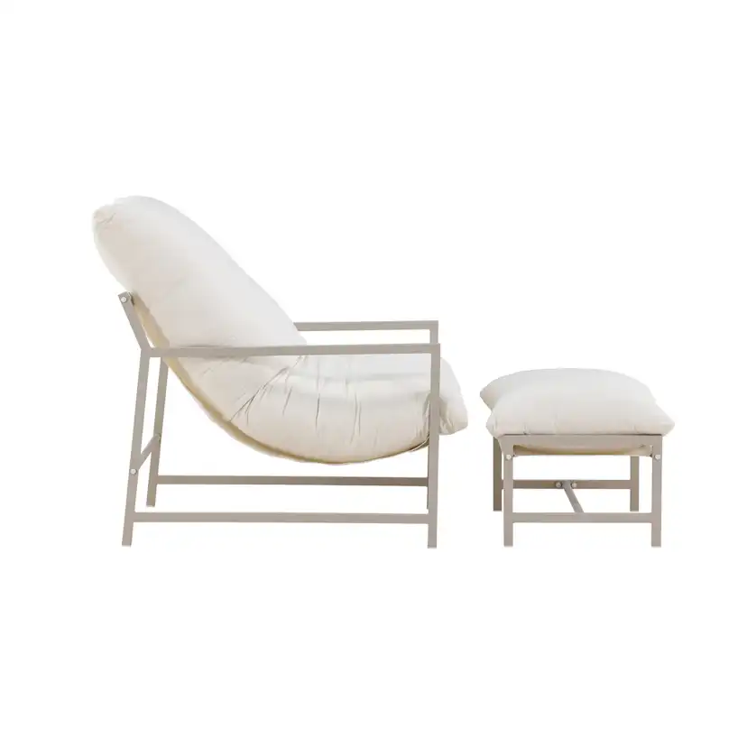 Corso Lounge Chair - Beige / Beige Beige