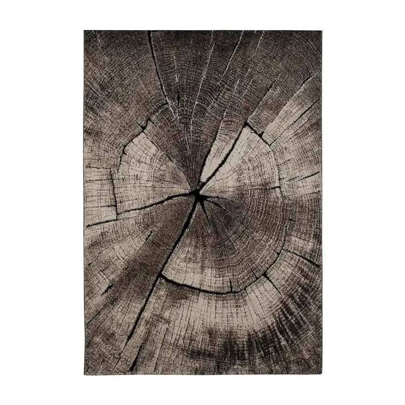 Friezematta KM Carpets Ibiza Tree Grå