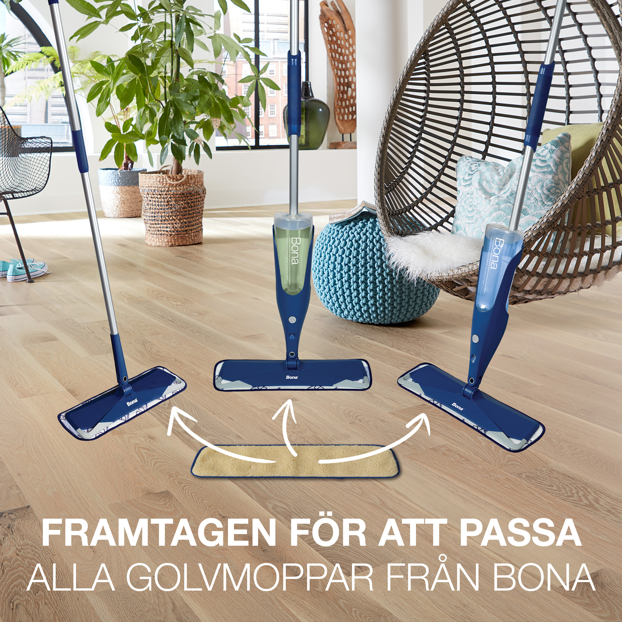 Moppdyna Bona Applicator Pad Maskintvättbar