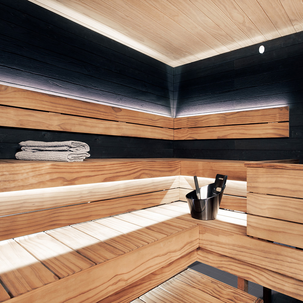 Bastuset Harvia Svart Stål