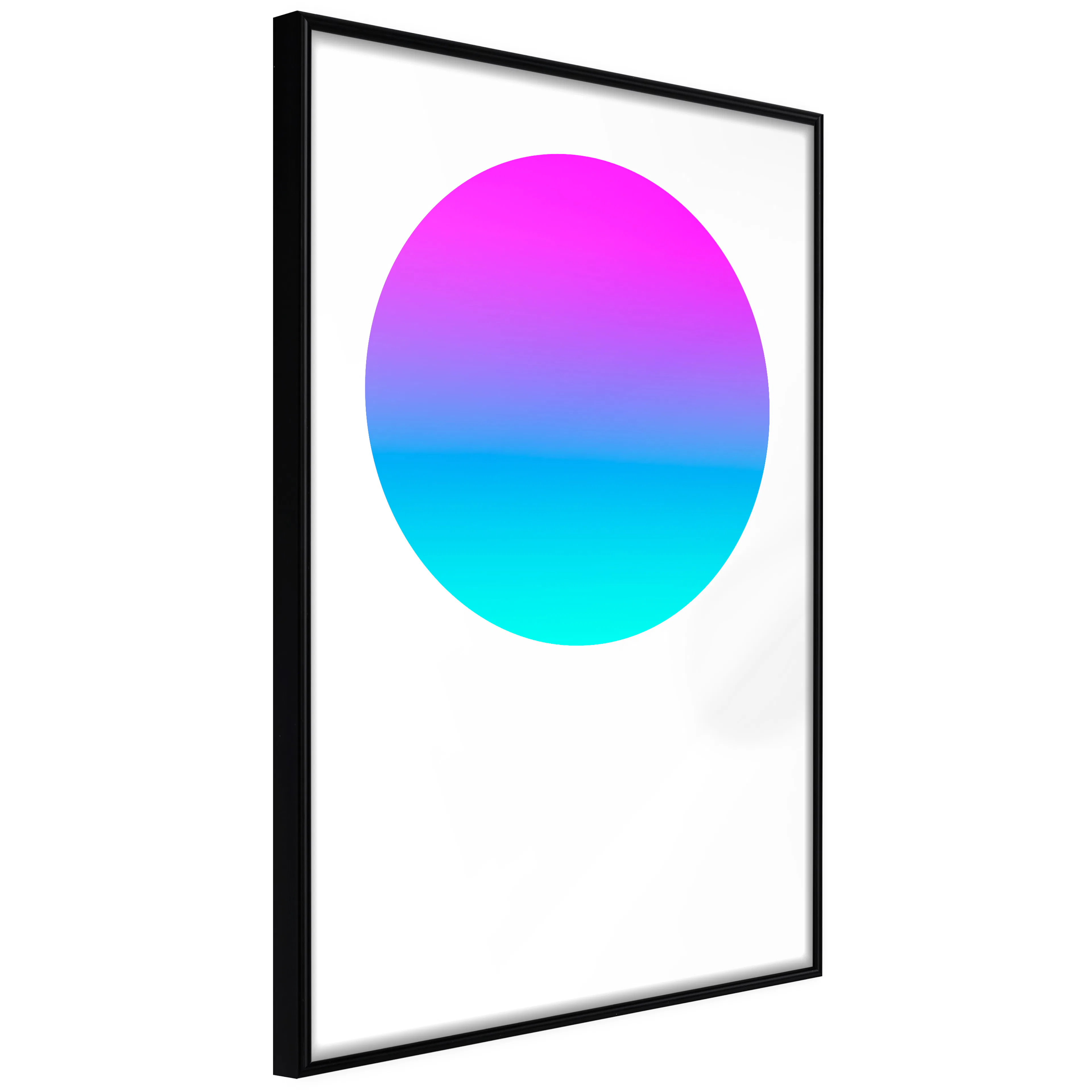 Affisch - Colourful Circle [Poster] 40x60 Svart ram, 40x60 cm