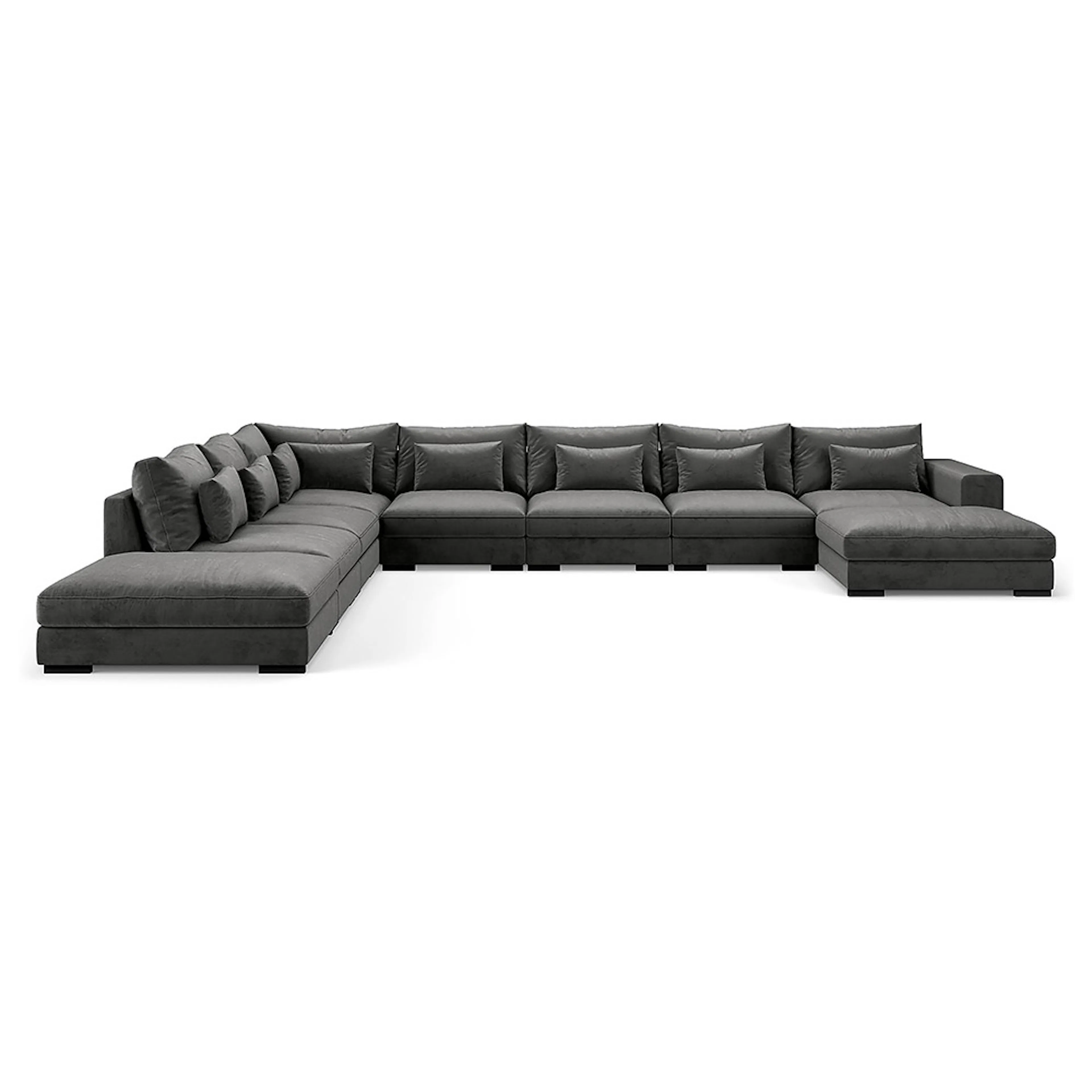 U-modulsoffa Bloomington Dubai Large med Divan Sammet