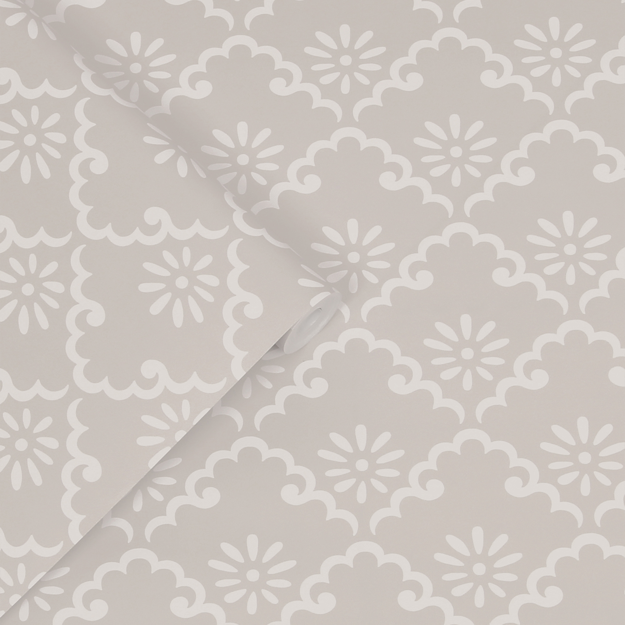 Tapet Laura Ashley Coralie Dove Grå 118475