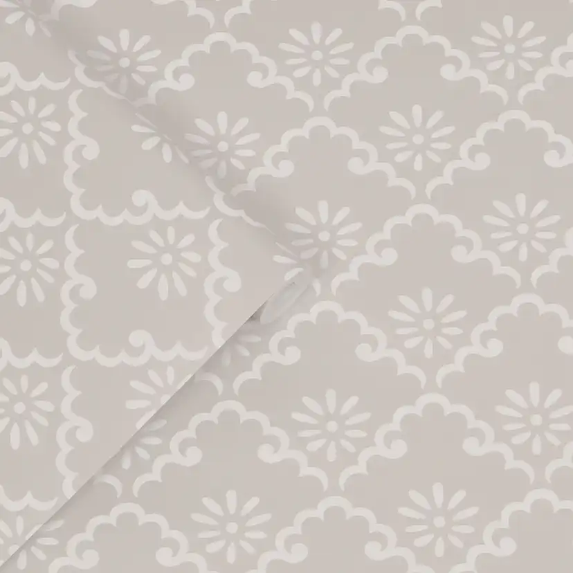 Tapet Laura Ashley Coralie Dove Grå 118475