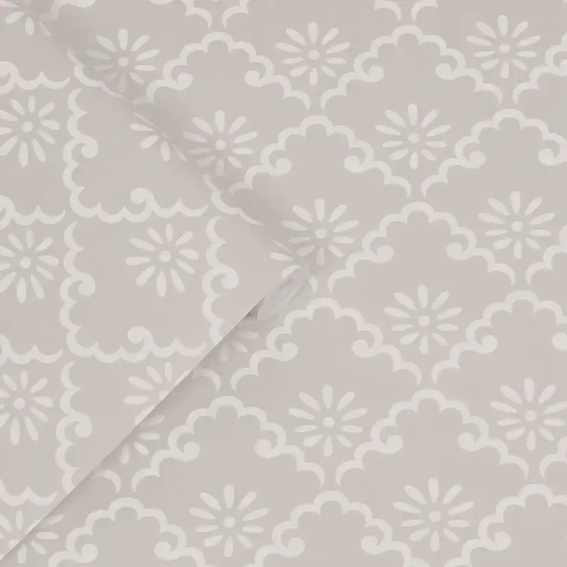 Tapet Laura Ashley Coralie Dove Grå 118475