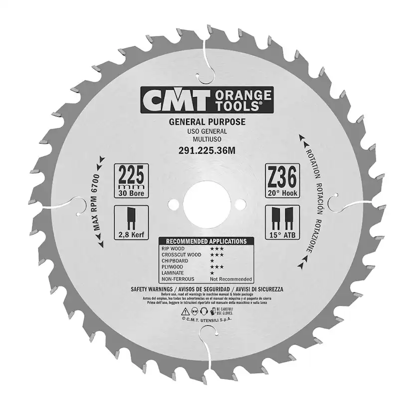 Sågklinga CMT Orange Tools Kapning/Klyvning