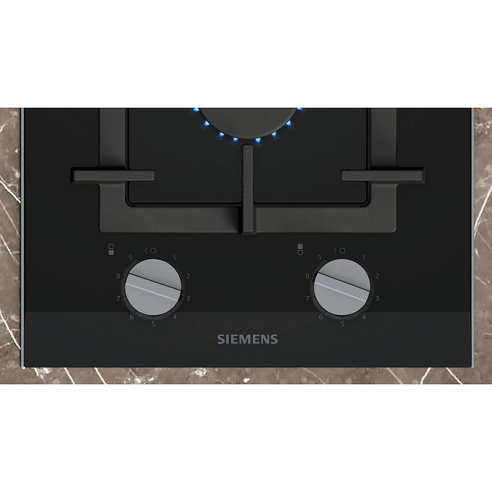 Gashäll Siemens ER3A6BI40 iQ700 30 cm Domino Svart Glaskeramik