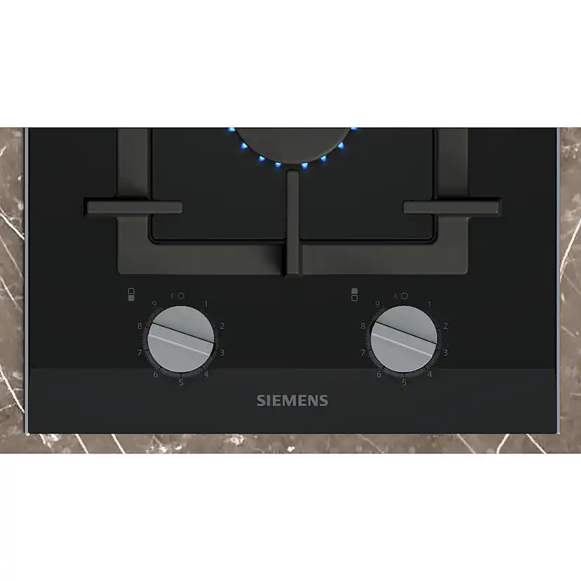 Gashäll Siemens ER3A6BI40 iQ700 30 cm Domino Svart Glaskeramik