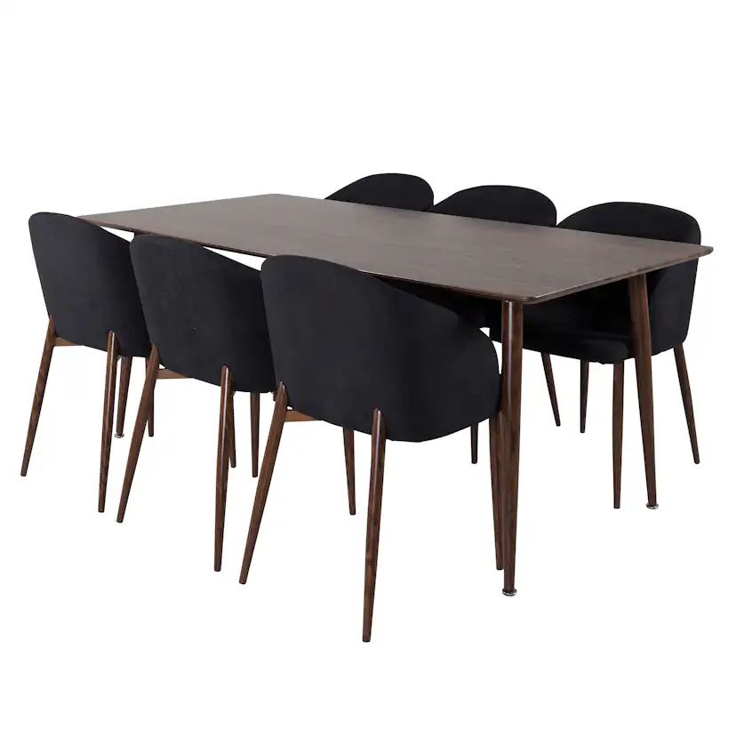 Matgrupp Venture Home Pobbie med 6 Archie Stolar Polyestertyg