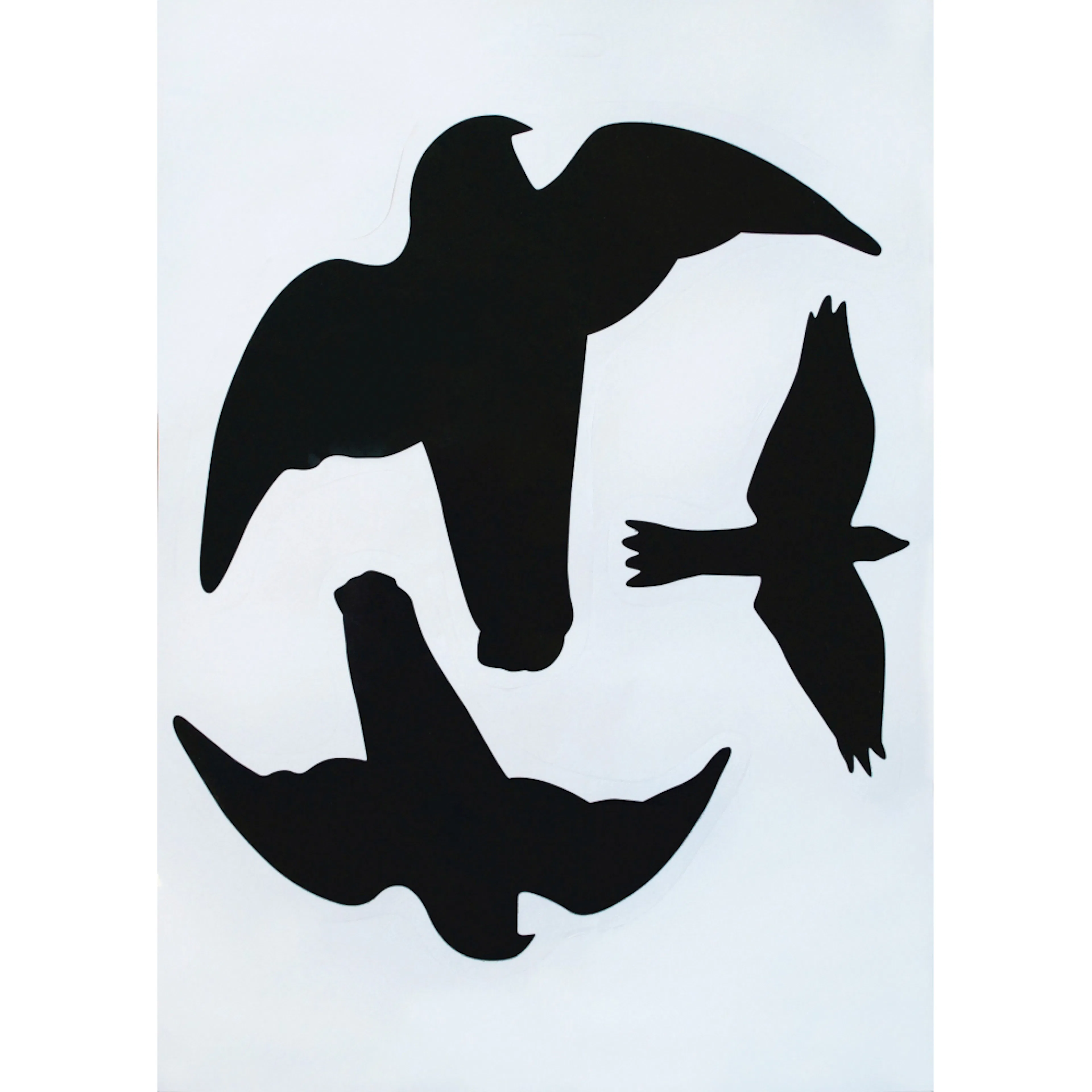 Fågelskrämma Ryom Fågelklistermärken 6 st för Fönster