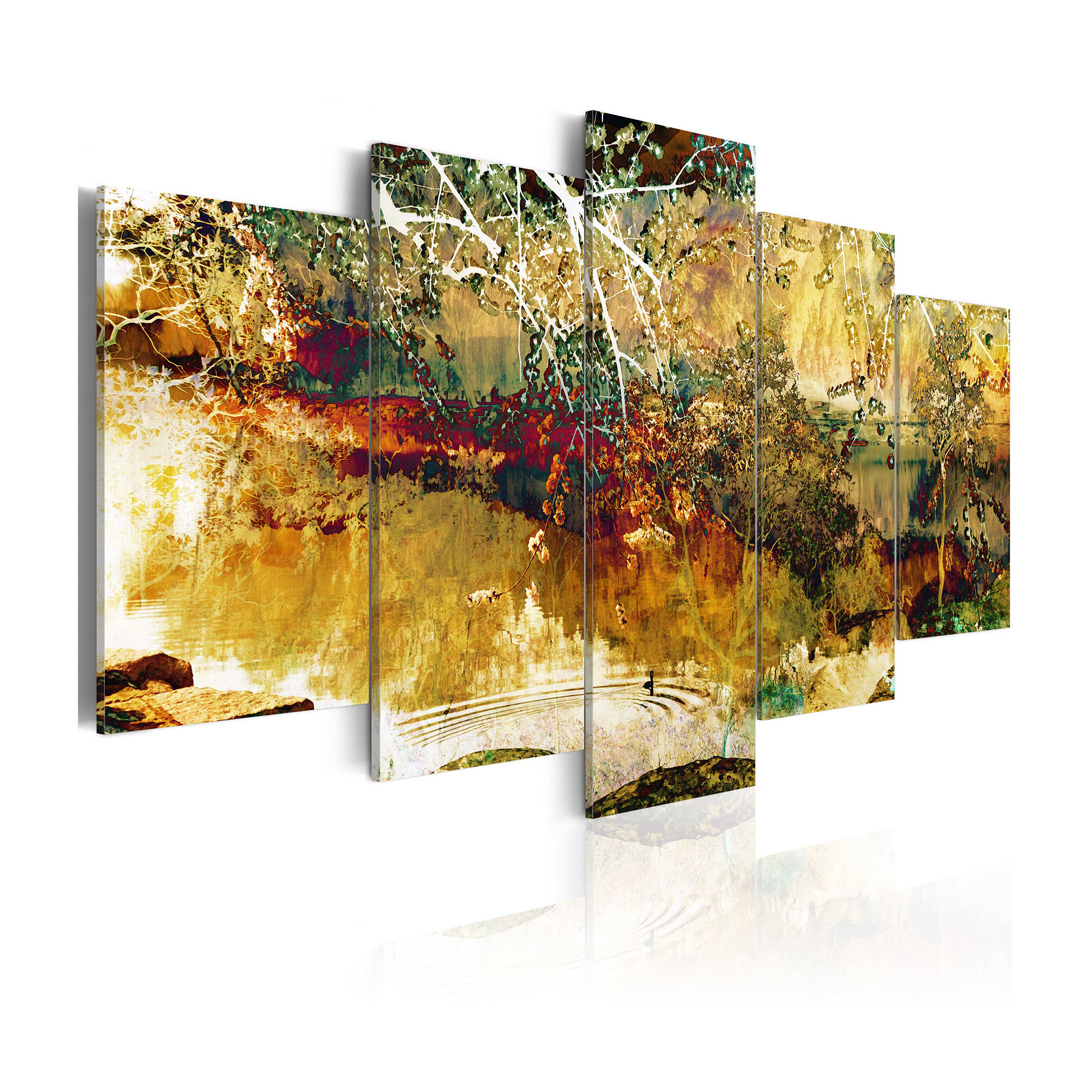 Tavla Arkiio Trädgård Abstrakt