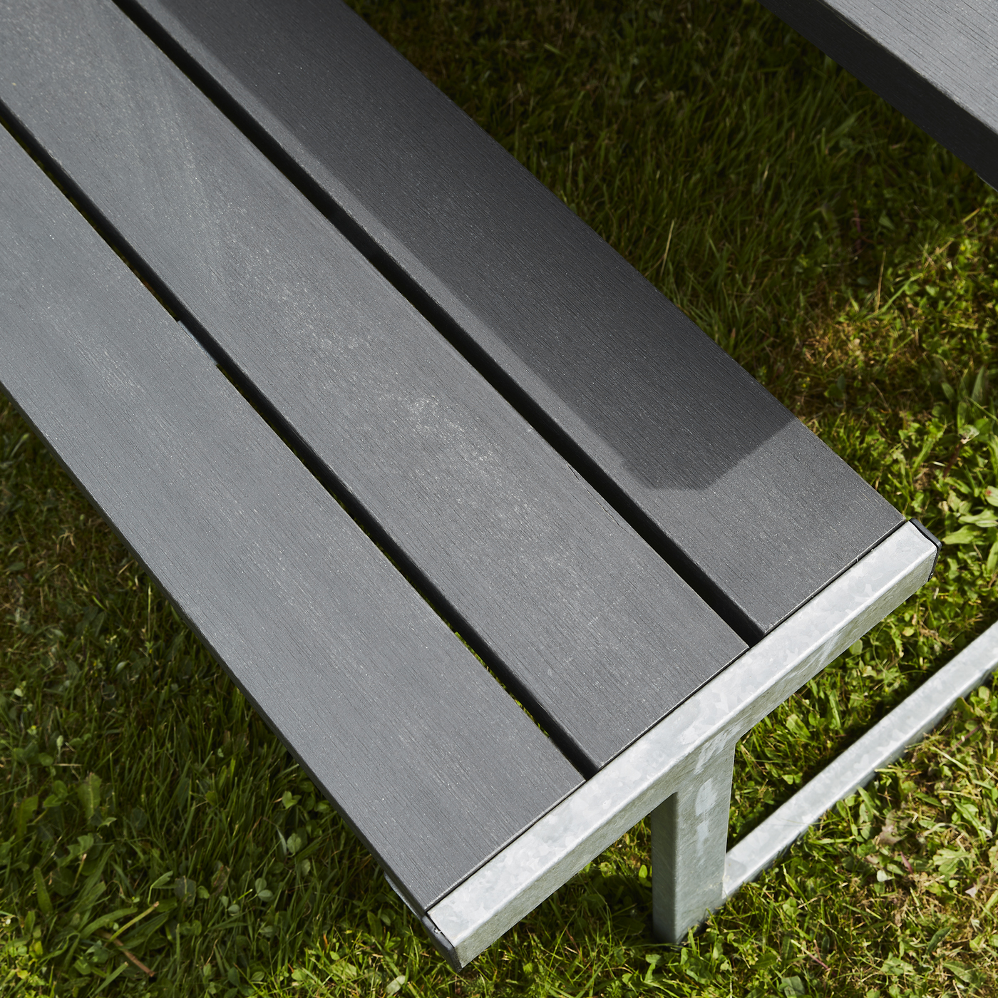 Picknickbord Hortus Nonwood Antracit Galvaniserad Ram Njord