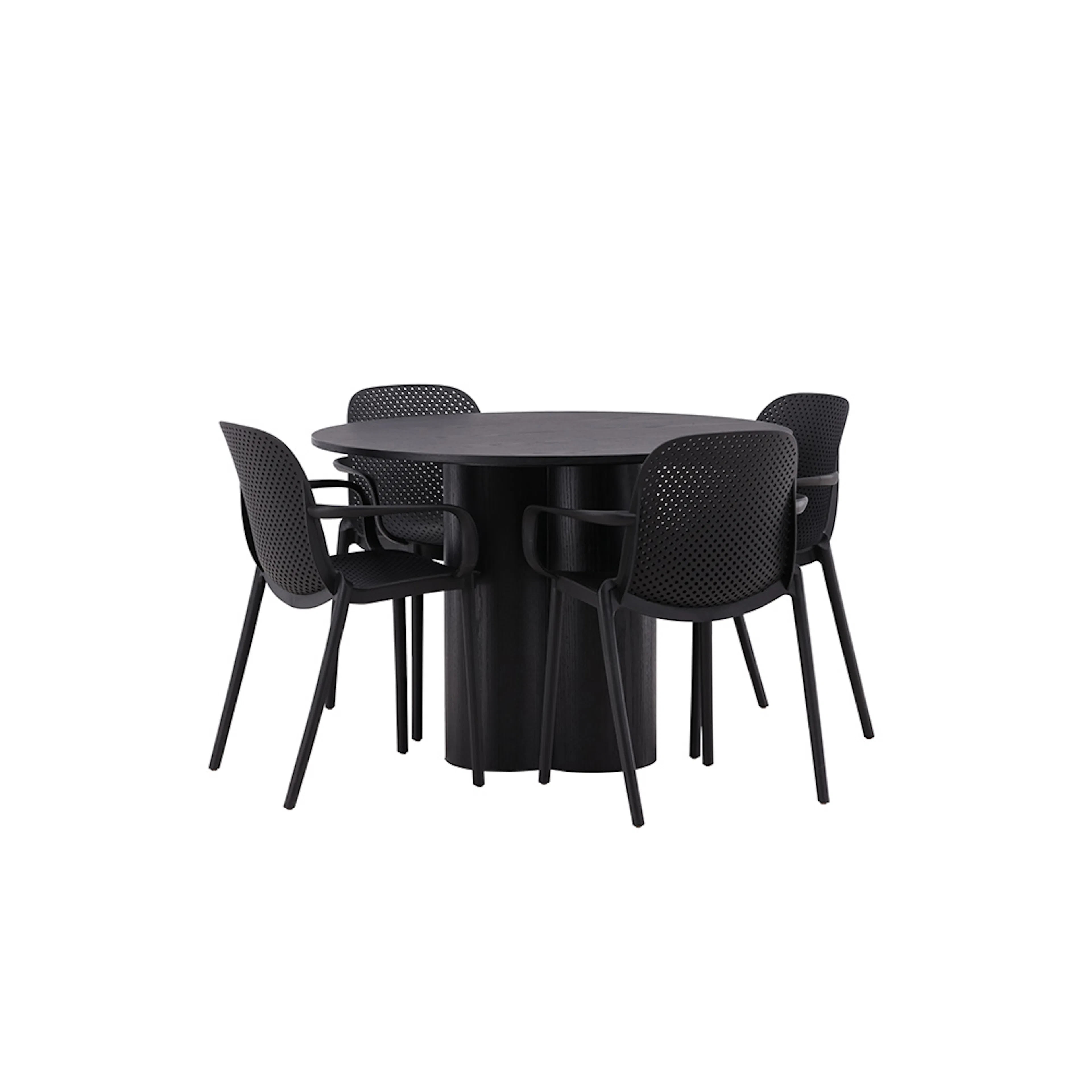 Matgrupp Venture Home Olivia med 4 Baltimore Stolar