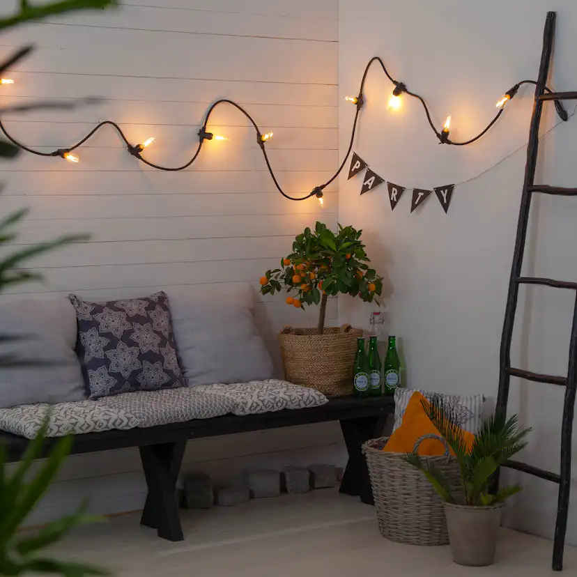LED-lampa Star Trading E14 ST38 Soft Glow Dimbar