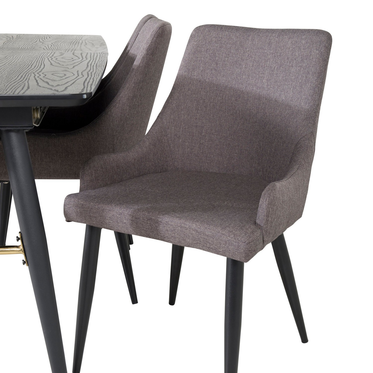 Matgrupp Venture Home Guld med 6 Plake Stolar