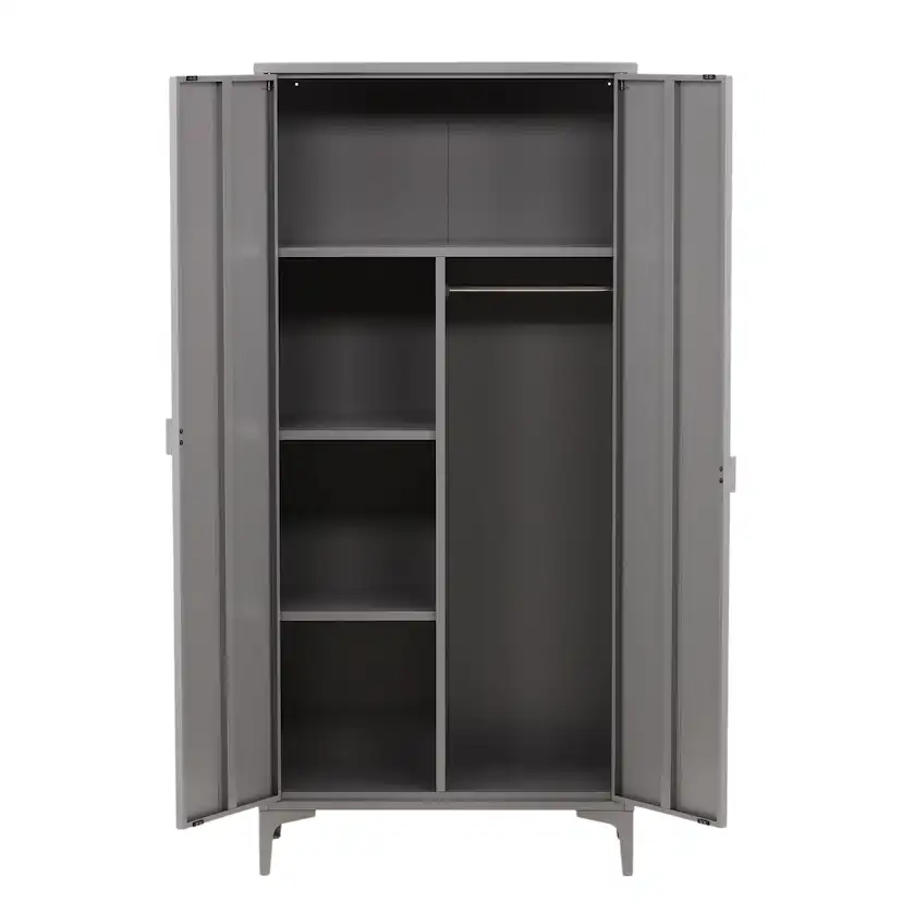Piring Wardrobe - Light Grey Ljusgrå