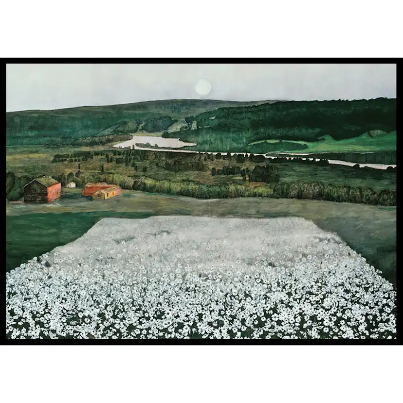 Poster Gallerix Flower Meadow in the North By Harald Sohlberg