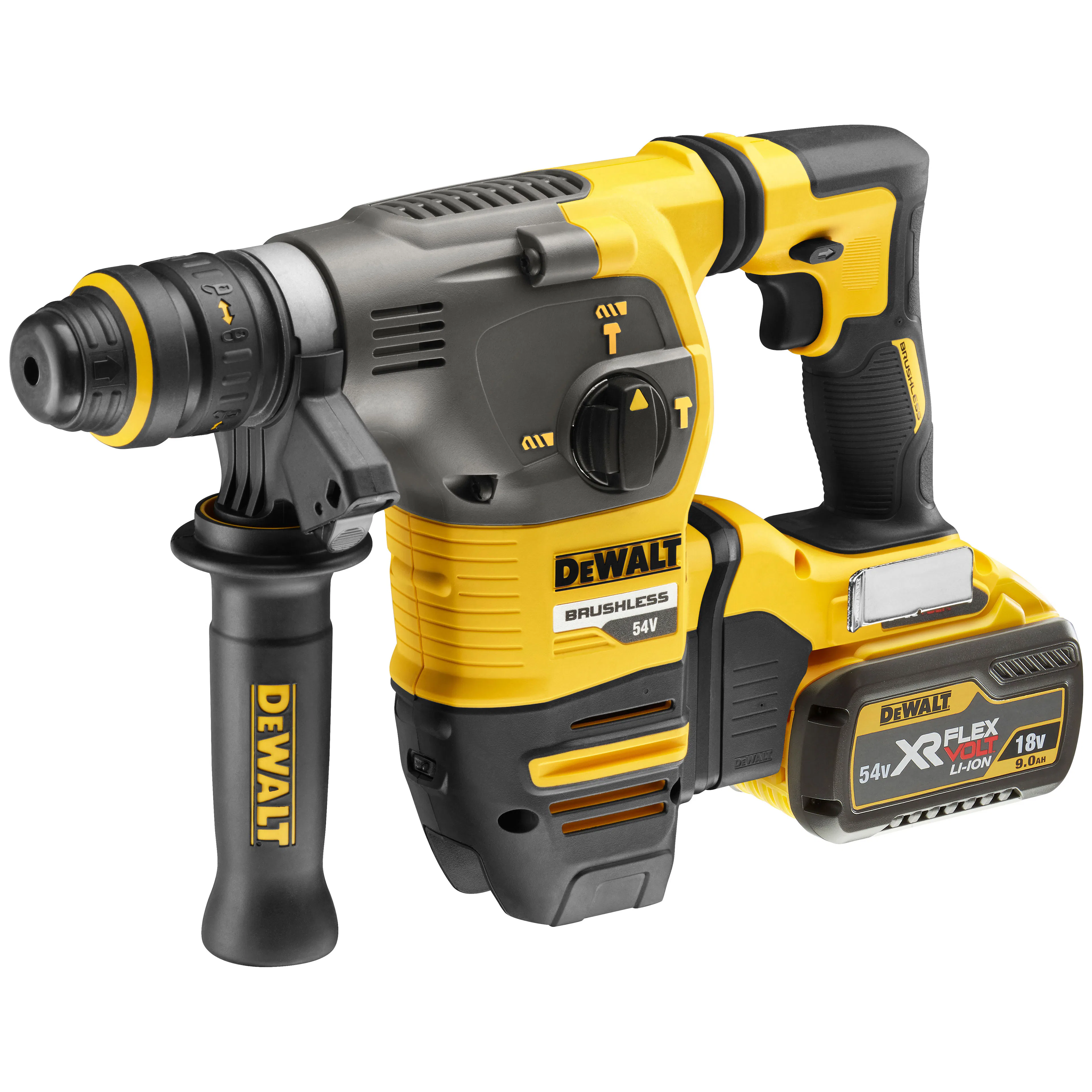 Borrhammare Dewalt DCH334X2-QW Med batteri och laddare 54 V