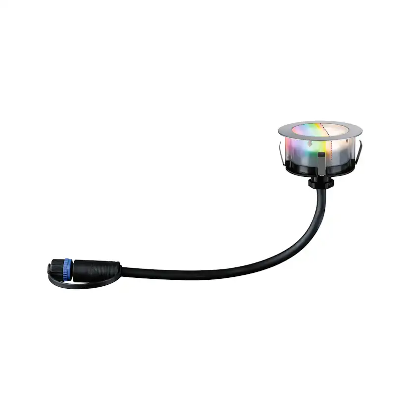 LED Infälld Markbelysning Paulmann Plug & Shine Smart Home Zigbee 3.0 Floor Profil IP67 RGBW+ 2W