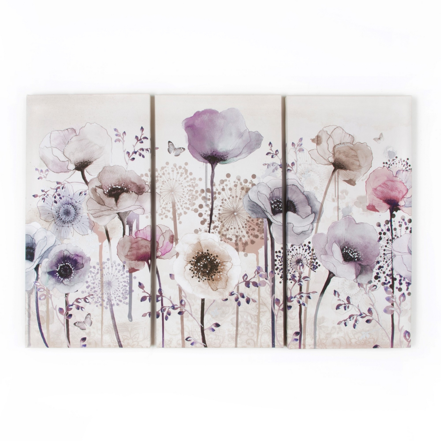Tavla Art for the Home Classic Poppies Trio 3 Delar