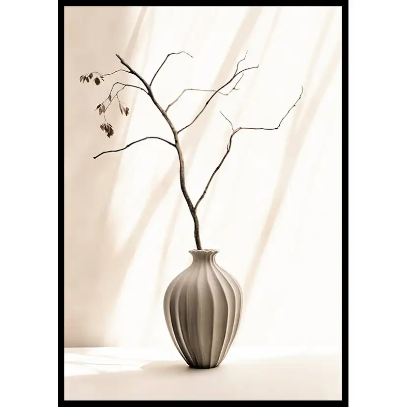 Poster Gallerix Flower Pot And Branch No1