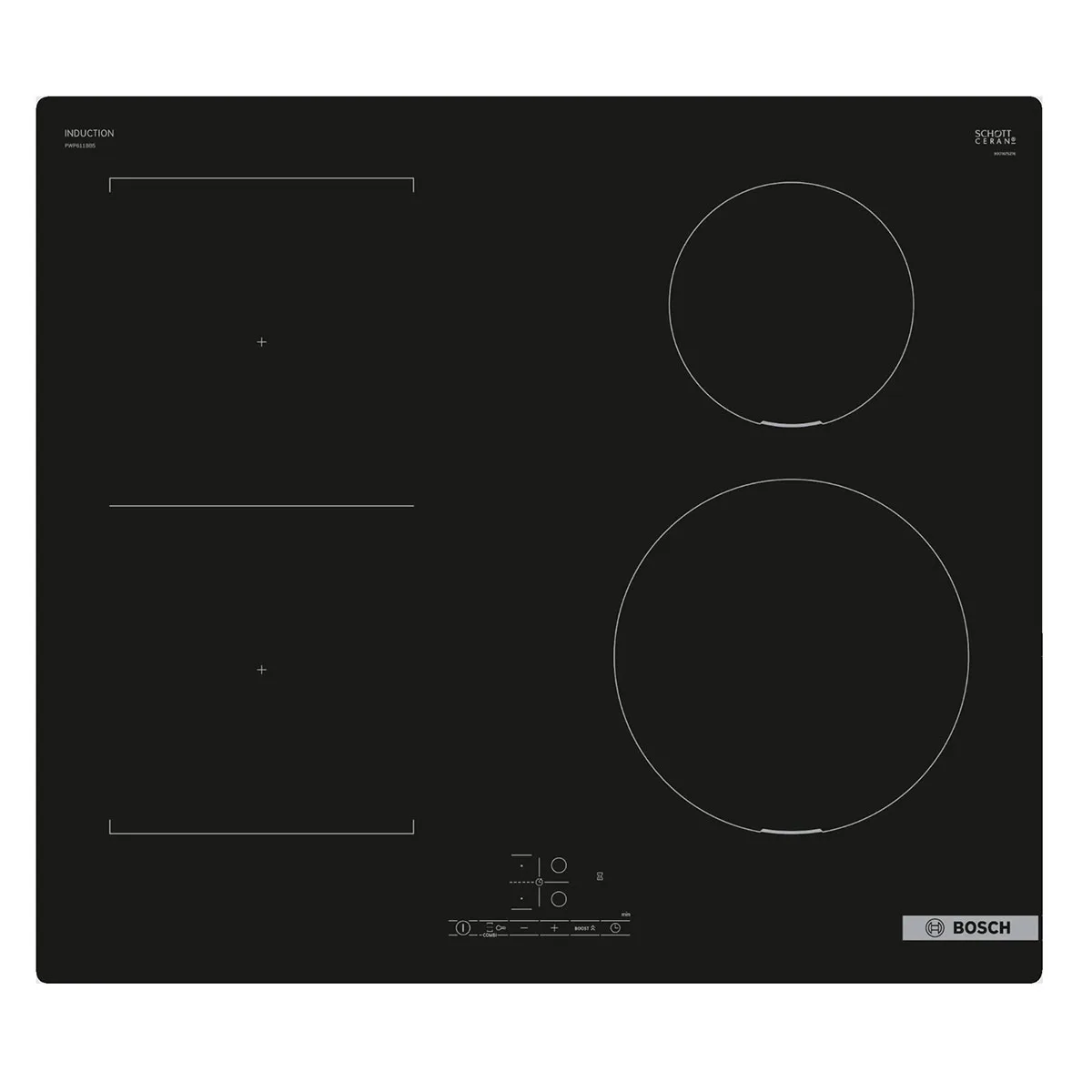 Induktionshäll Bosch Serie 4 PWP611BB5E