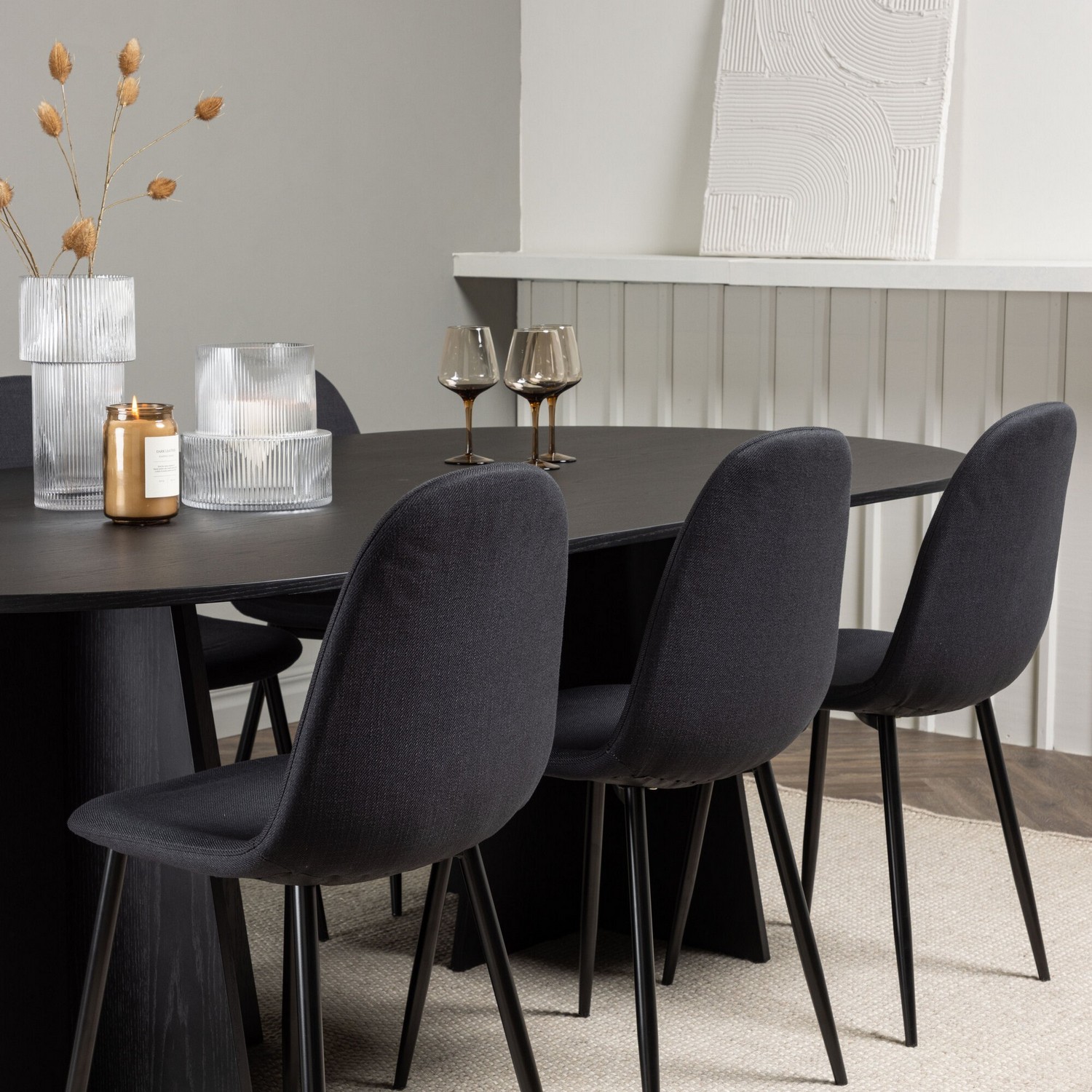 Matgrupp Venture Home Bootcut Oval med 6 Polar Stolar