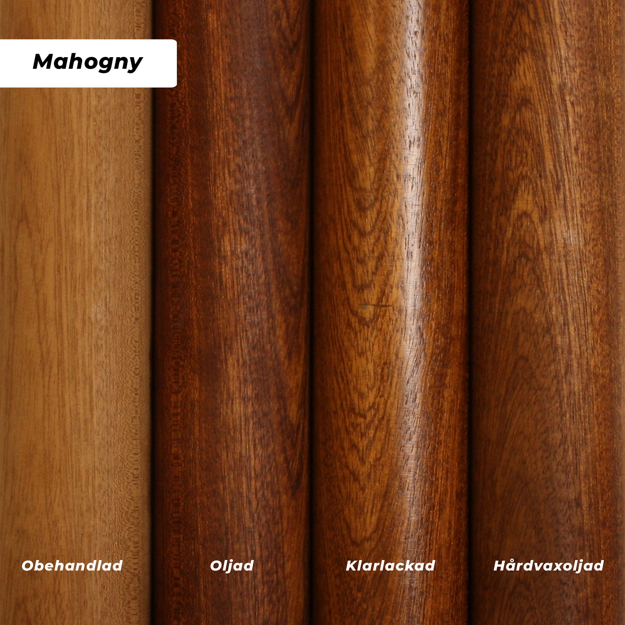 Ledstång Herrljunga Ledstångsfabrik Mahogny 42 mm