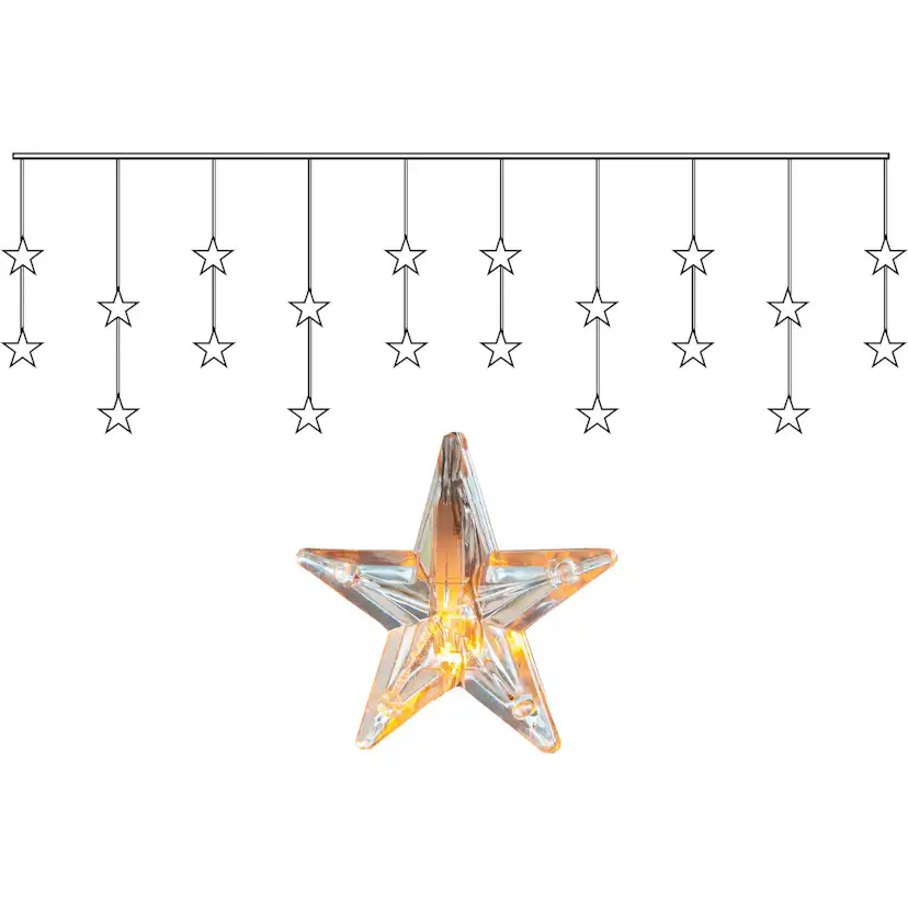 Ljusgardin Star Trading 180x40LEDww