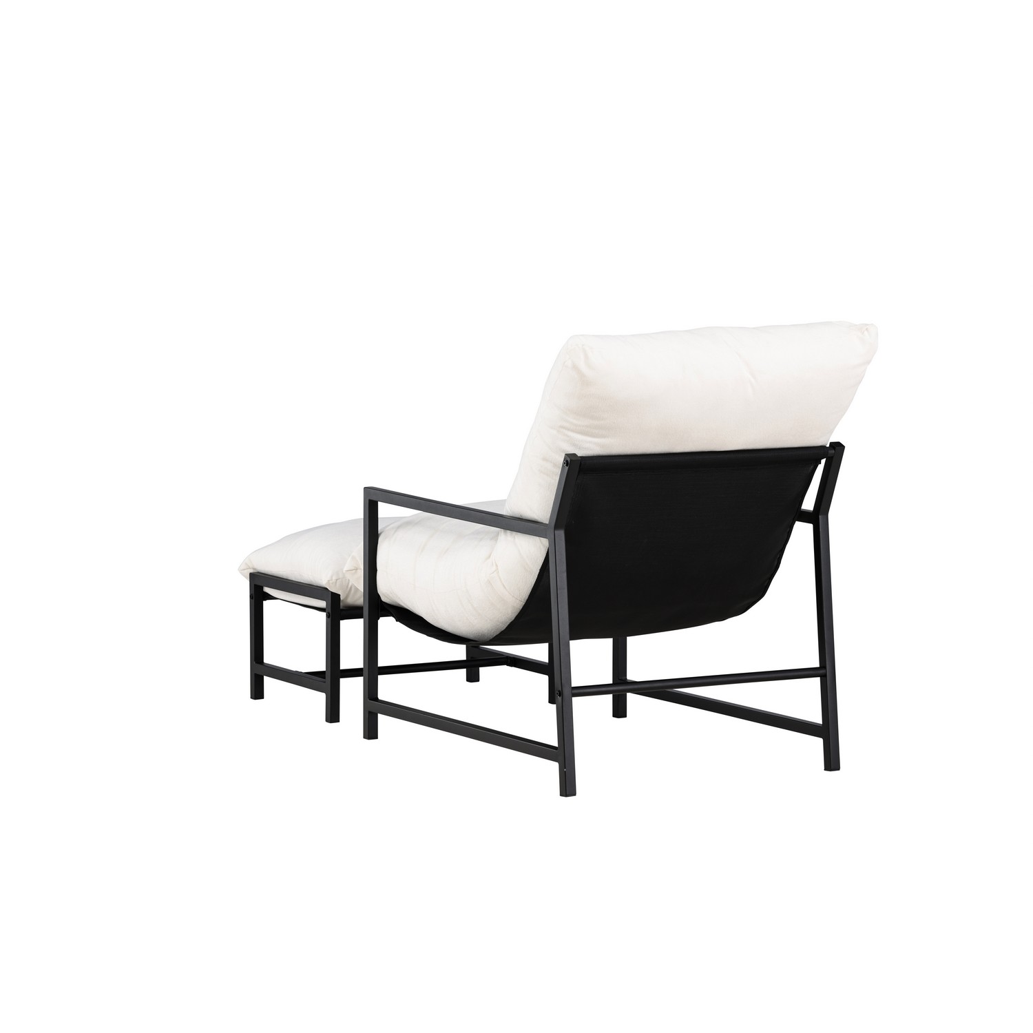 Corso Lounge Chair - Black / Beige Svart