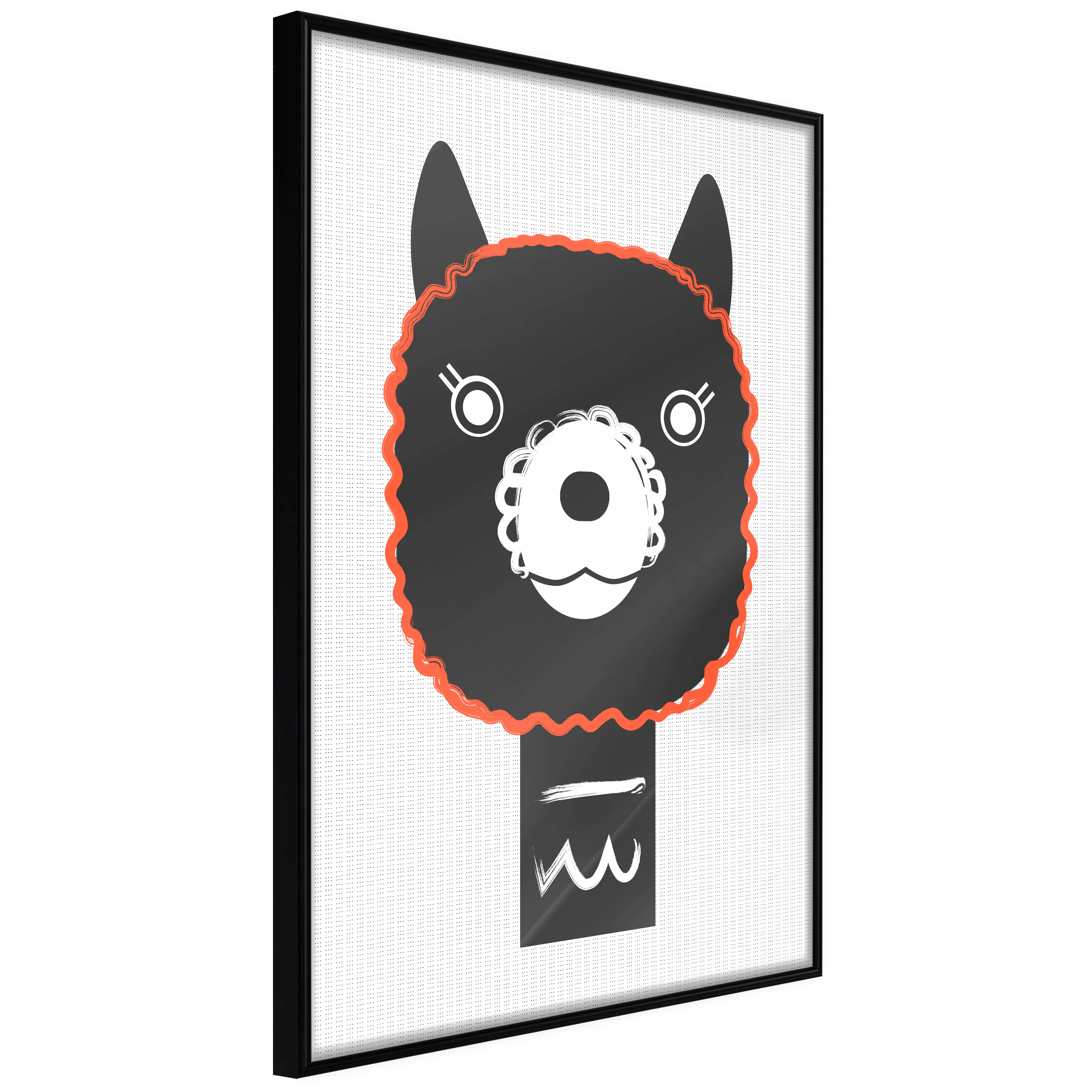 Poster Artgeist Affisch Decorative Alpaca