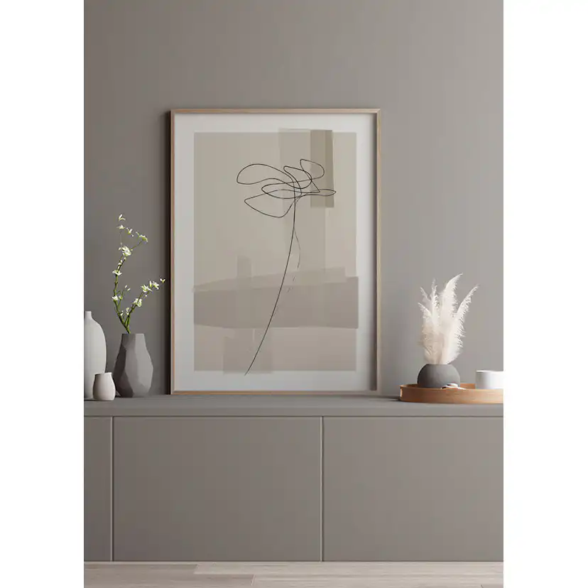 Poster Gallerix Abstract Flower No2