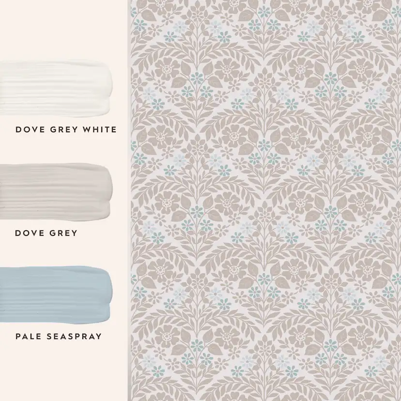 Tapet Laura Ashley Margam Dove Grå 118490