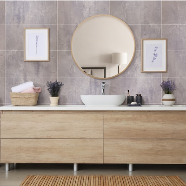 Våtrumsskiva BerryAlloc Cement Satin Finish 60x30